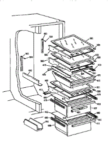 Fresh Foor Section parts for Kenmore Refrigerator 363.9564820 (3639564820, 363 9564820) from AppliancePartsPros.com