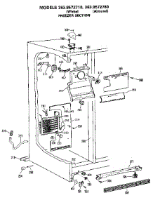 Freezer Section parts for Kenmore Refrigerator 363.9572780 (3639572780, 363 9572780) from AppliancePartsPros.com