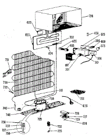Unit parts for Kenmore Refrigerator 363.9600210 (3639600210, 363 9600210) from AppliancePartsPros.com