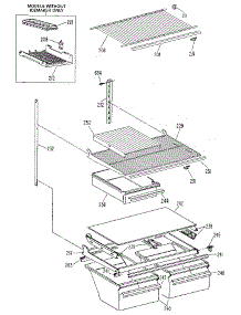 Shelf parts for Kenmore Refrigerator 363.9601512 (3639601512, 363 9601512) from AppliancePartsPros.com
