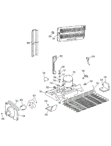 Unit parts for Kenmore Refrigerator 363.9601783 (3639601783, 363 9601783) from AppliancePartsPros.com
