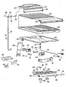Compartment Separator parts for Kenmore Refrigerator 363.9602782 (3639602782, 363 9602782) from AppliancePartsPros.com