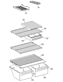 Shelf parts for Kenmore Refrigerator 363.9606411 (3639606411, 363 9606411) from AppliancePartsPros.com