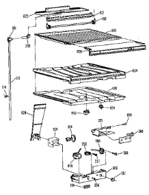 Compartment Separator parts for Kenmore Refrigerator 363.9611370 (3639611370, 363 9611370) from AppliancePartsPros.com