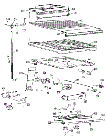 Compartment Separator parts for Kenmore Refrigerator 363.9615613 (3639615613, 363 9615613) from AppliancePartsPros.com
