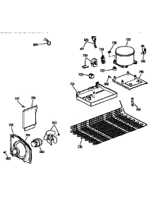 Unit Parts parts for Kenmore Refrigerator 363.9636286 (3639636286, 363 9636286) from AppliancePartsPros.com
