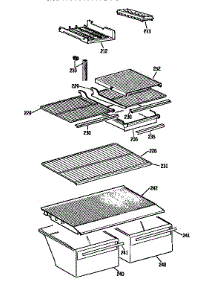 Shelf Parts parts for Kenmore Refrigerator 363.9636334 (3639636334, 363 9636334) from AppliancePartsPros.com