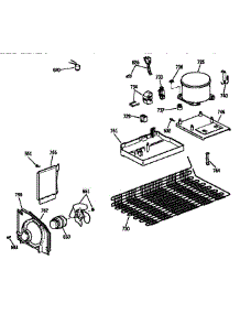 Unit Parts parts for Kenmore Refrigerator 363.9636586 (3639636586, 363 9636586) from AppliancePartsPros.com