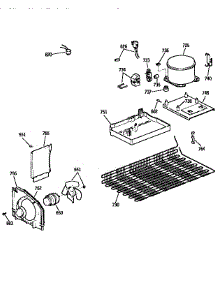 Unit parts for Kenmore Refrigerator 363.9654386 (3639654386, 363 9654386) from AppliancePartsPros.com