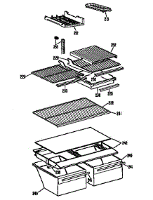 Shelf Parts parts for Kenmore Refrigerator 363.9674215 (3639674215, 363 9674215) from AppliancePartsPros.com