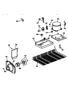 Unit Parts parts for Kenmore Refrigerator 363.9674215 (3639674215, 363 9674215) from AppliancePartsPros.com