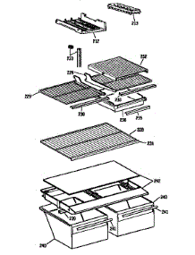 Shelf Parts parts for Kenmore Refrigerator 363.9674288 (3639674288, 363 9674288) from AppliancePartsPros.com