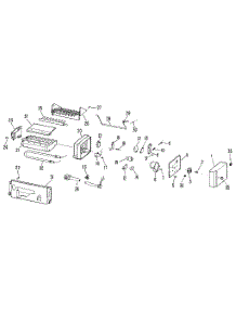 Icemaker parts for Kenmore Refrigerator 363.9705713 (3639705713, 363 9705713) from AppliancePartsPros.com