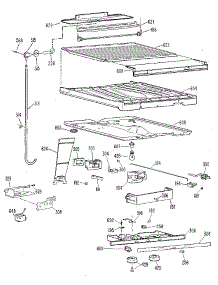 Compartment Separator parts for Kenmore Refrigerator 363.9705781 (3639705781, 363 9705781) from AppliancePartsPros.com