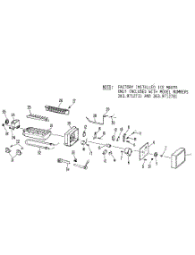 Icemaker parts for Kenmore Refrigerator 363.9712711 (3639712711, 363 9712711) from AppliancePartsPros.com