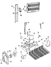 Unit parts for Kenmore Refrigerator 363.9712804 (3639712804, 363 9712804) from AppliancePartsPros.com