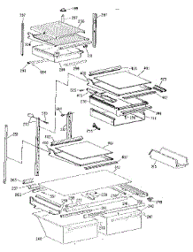 Shelf parts for Kenmore Refrigerator 363.9712884 (3639712884, 363 9712884) from AppliancePartsPros.com
