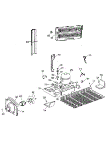 Unit parts for Kenmore Refrigerator 363.9712891 (3639712891, 363 9712891) from AppliancePartsPros.com