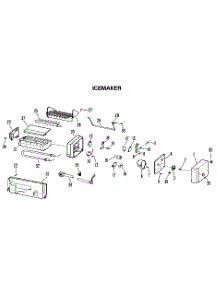 Icemaker parts for Kenmore Refrigerator 363.9715715 (3639715715, 363 9715715) from AppliancePartsPros.com