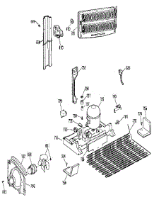 Unit parts for Kenmore Refrigerator 363.9715734 (3639715734, 363 9715734) from AppliancePartsPros.com
