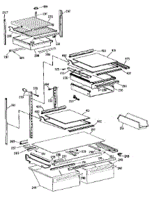 Shelf parts for Kenmore Refrigerator 363.9715753 (3639715753, 363 9715753) from AppliancePartsPros.com