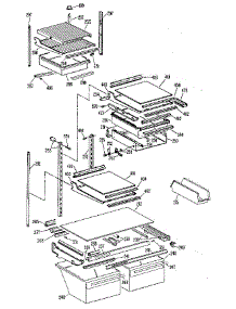Shelf parts for Kenmore Refrigerator 363.9715781 (3639715781, 363 9715781) from AppliancePartsPros.com