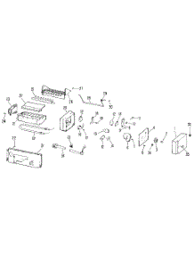 Icemaker parts for Kenmore Refrigerator 363.9715911 (3639715911, 363 9715911) from AppliancePartsPros.com