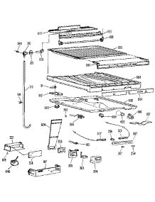 Compartment Separator parts for Kenmore Refrigerator 363.9715921 (3639715921, 363 9715921) from AppliancePartsPros.com