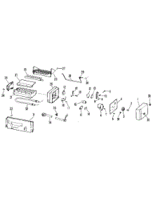 Icemaker parts for Kenmore Refrigerator 363.9715921 (3639715921, 363 9715921) from AppliancePartsPros.com