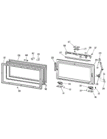 Countermaker Door parts for Kenmore Refrigerator 363.9715981 (3639715981, 363 9715981) from AppliancePartsPros.com