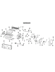 Icemaker parts for Kenmore Refrigerator 363.9715985 (3639715985, 363 9715985) from AppliancePartsPros.com