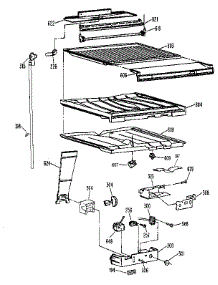 Compartment Separator parts for Kenmore Refrigerator 363.9719682 (3639719682, 363 9719682) from AppliancePartsPros.com
