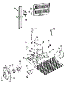 Unit parts for Kenmore Refrigerator 363.9725881 (3639725881, 363 9725881) from AppliancePartsPros.com