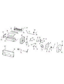 Icemaker parts for Kenmore Refrigerator 363.9725903 (3639725903, 363 9725903) from AppliancePartsPros.com