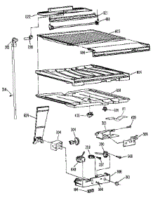 Compartment Separator parts for Kenmore Refrigerator 363.9725911 (3639725911, 363 9725911) from AppliancePartsPros.com