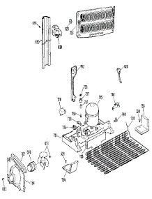 Unit parts for Kenmore Refrigerator 363.9725913 (3639725913, 363 9725913) from AppliancePartsPros.com