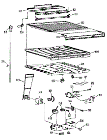Compartment Separator parts for Kenmore Refrigerator 363.9725953 (3639725953, 363 9725953) from AppliancePartsPros.com
