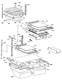 Shelf parts for Kenmore Refrigerator 363.9725983 (3639725983, 363 9725983) from AppliancePartsPros.com