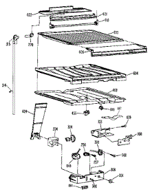 Compartment Separator parts for Kenmore Refrigerator 363.9725993 (3639725993, 363 9725993) from AppliancePartsPros.com