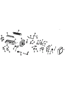 Icemaker parts for Kenmore Refrigerator 363.9731515 (3639731515, 363 9731515) from AppliancePartsPros.com