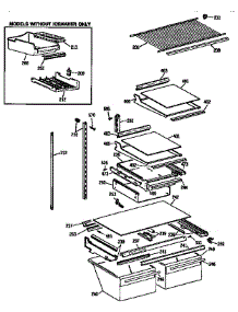 Shelf Parts parts for Kenmore Refrigerator 363.9731725 (3639731725, 363 9731725) from AppliancePartsPros.com