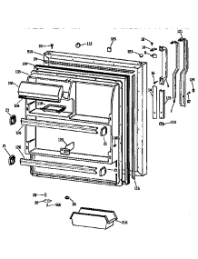 Fresh Food Door parts for Kenmore Refrigerator 363.9738512 (3639738512, 363 9738512) from AppliancePartsPros.com