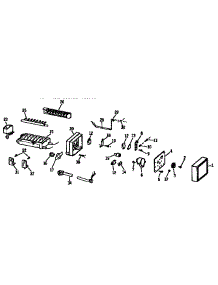 Icemaker parts for Kenmore Refrigerator 363.9748514 (3639748514, 363 9748514) from AppliancePartsPros.com