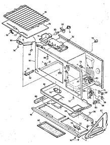 Microwave Oven parts for Kenmore Electric Range 363.9878911KS (3639878911KS, 363 9878911KS) from AppliancePartsPros.com