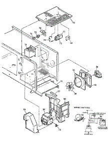 Microwave Power Supply parts for Kenmore Electric Range 363.9878911KS (3639878911KS, 363 9878911KS) from AppliancePartsPros.com