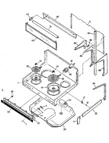 Cooktop parts for Kenmore Electric Range 363.9878911KS (3639878911KS, 363 9878911KS) from AppliancePartsPros.com