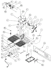 Machine Compartment parts for Amana Side-By-Side Refrigerator 36511-P1121603W from AppliancePartsPros.com