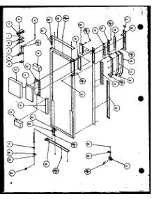 Refrigerator Door (36521W / P1121601ww) (36528L / P1121602wl) (36511W / P1121603ww) (36518L / P1121604wl) parts for Amana Side-By-Side Refrigerator 36511W-P1121603WW from AppliancePartsPros.com