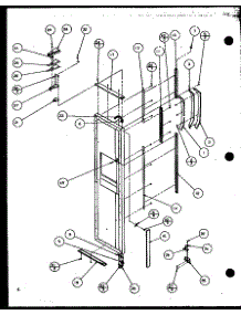 Freezer Door (36521W / P1121601ww) (36528L / P1121602wl) (36511W / P1121603ww) (36518L / P1121604wl) parts for Amana Side-By-Side Refrigerator 36518L-P1121604WL from AppliancePartsPros.com
