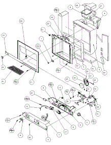 Ice And Water Cavity parts for Amana Side-By-Side Refrigerator 36528-P1121602W from AppliancePartsPros.com